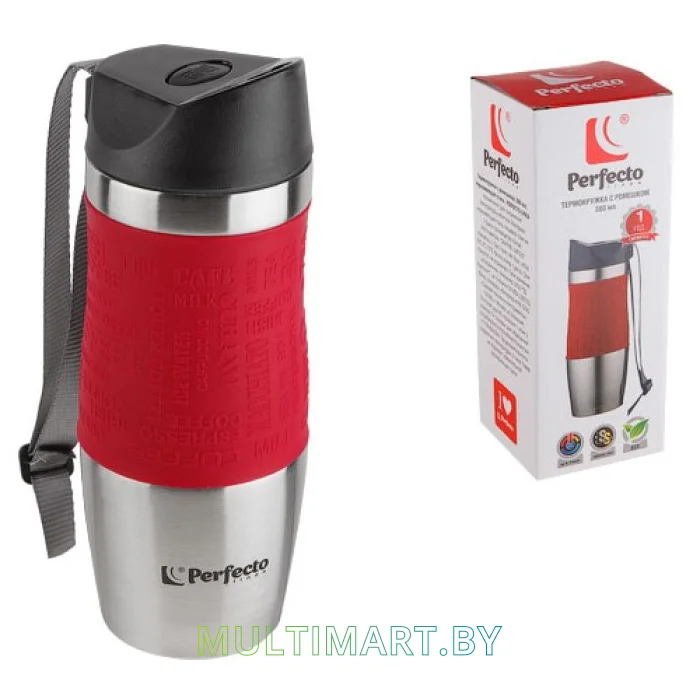 Термокружка Perfecto Linea 27-124800 0.38 л (красный)